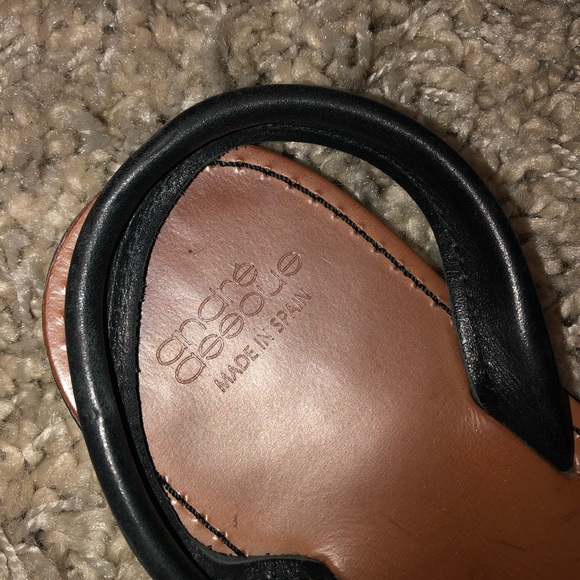 André Assous Elastic/Leather Sandals - Picture 4 of 5